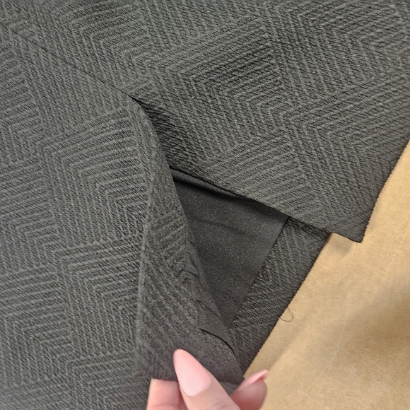 0012 Banana Republic Textured Pencil Skirt Black Fall Formal Office Boss Size 12 - Picture 5 of 12